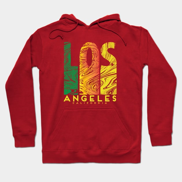 Los Angeles California Hoodie by Raintreestrees7373